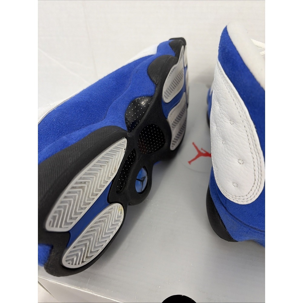 Jordan Air Jordan 13 Retro Hyper Royal White Blue Black Leather 414571-117 8.5 - Picture 12 of 15